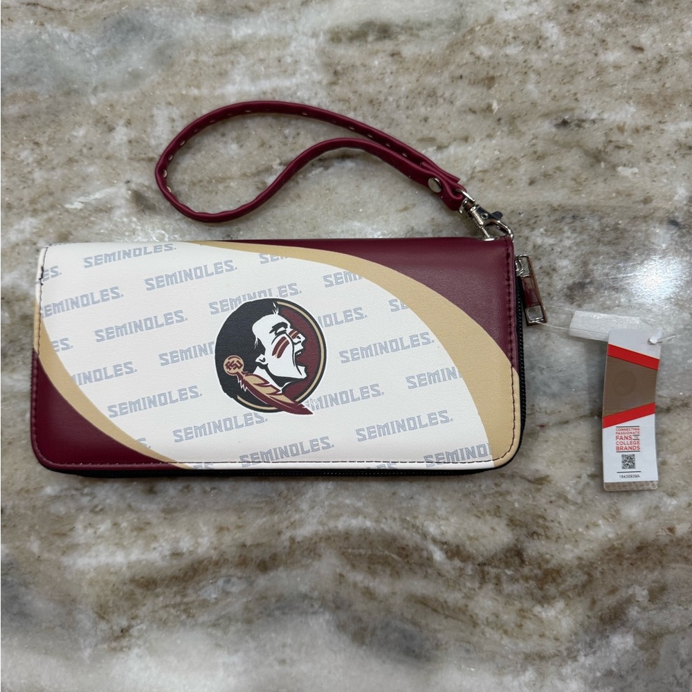 FSU Seminoles Wristlet Wallet with Logo